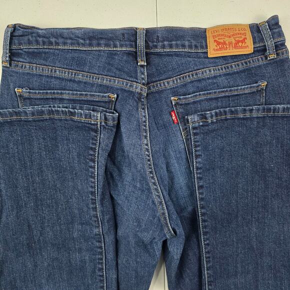Levi's 515 boocut jeans blue denim size 10 womens 30x32 5391 - Picture 4 of 13